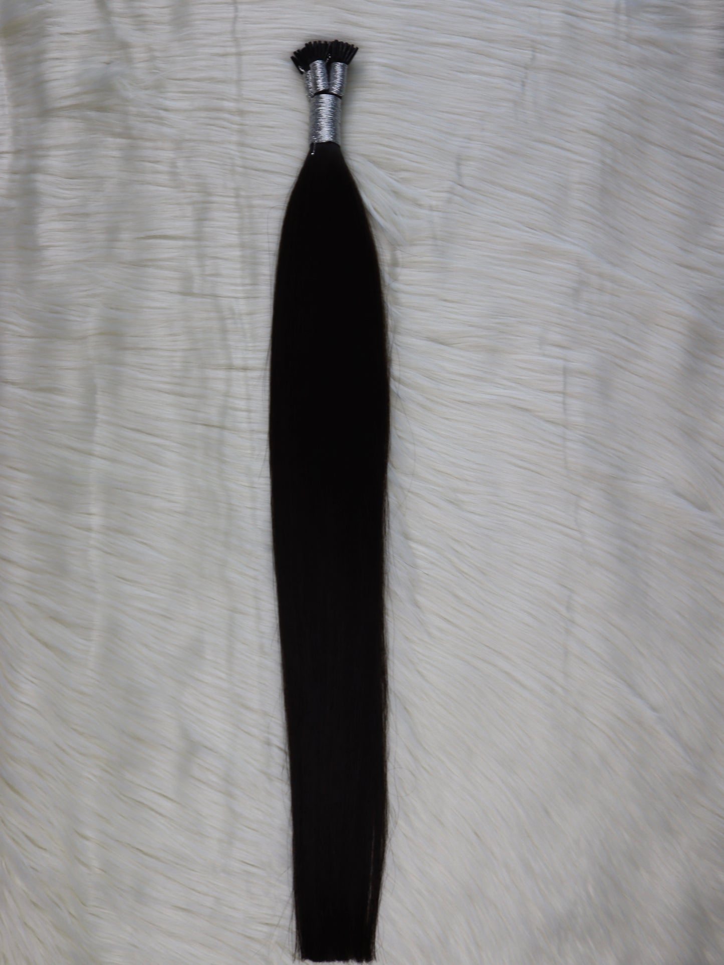 Dark Brown I-Tips 22"