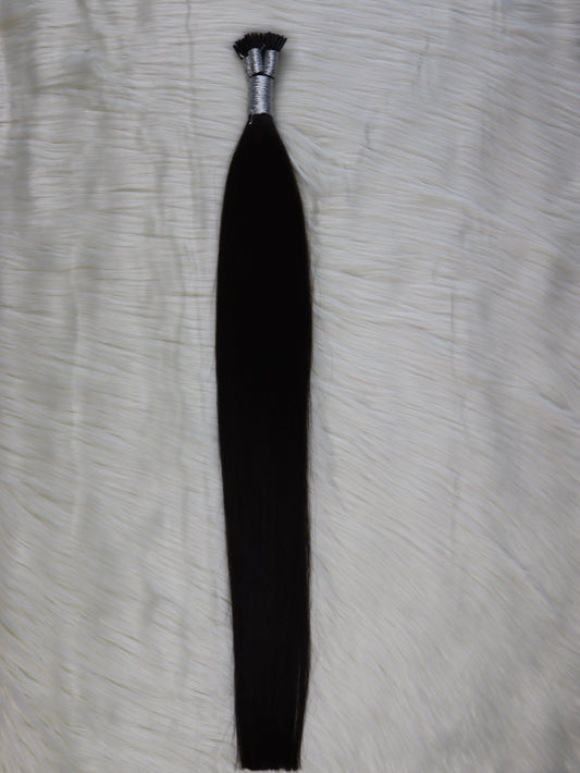 Dark Brown I-Tips 22"